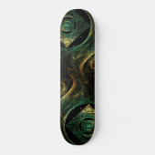 Magische Vibrationen Abstrakt Art Skateboard (Vorderseite)