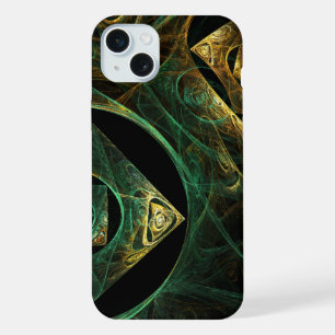 Magische Vibrationen Abstrakte fraktale Kunstgesta iPhone 15 Plus Hülle