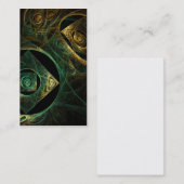 Magische Vibrationen Abstrakte Kunstkarte Visitenkarte (Vorne/Hinten)