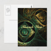 Magische Vibrationen Danke Postkarte (Vorne/Hinten)