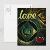 Magische Vibrationen Liebe Postkarte (Vorne/Hinten)
