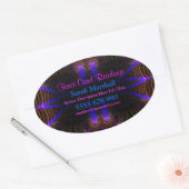 Magische Visionen Business Werbeaktion Oval Aufkle Ovaler Aufkleber (Umschlag)