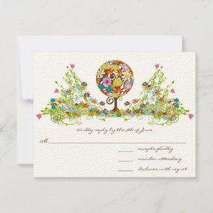 Magische Wald-Kreis-der-Liebe-Hochzeitseinladungen Einladung