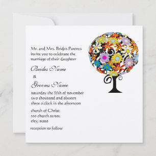 Magische Wald-Kreis-der-Liebe-Hochzeitseinladungen Einladung
