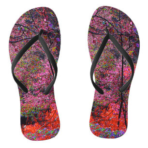 Magische Waldflecken Badesandalen