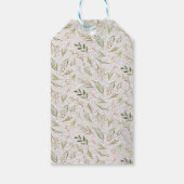 Magische Waldflora Gastgeschenk Hochzeit Geschenkt Geschenkanhänger (Rückseite)