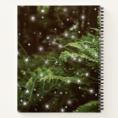 Magische Waldgrün Farne Sternenhimmel Notizblock (Rückseite)