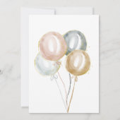 Magische Wale und Stars Virtual Baby Dusche Einladung (Rückseite)