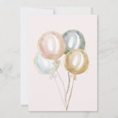 Magische Wale und Stars Virtual Baby Dusche Einladung (Rückseite)