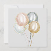 Magische Wale Virtual Gender Reveal Party einladen (Rückseite)