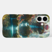 Magische Wasserfall Landschaft Case-Mate iPhone Hülle (Rückseite (Horizontal))