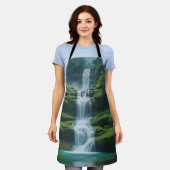 Magische Wasserfall-Landschaft Schürze (Getragen)