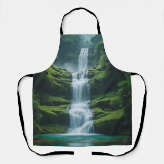 Magische Wasserfall-Landschaft Schürze