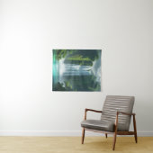 Magische Wasserfalllandschaft Wandteppich (Beispiel (Horizontal))