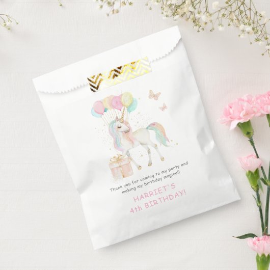 Magische Wasserfarbe Einhorn jedes Alters Geburtst Geschenktütchen (Versiegelt)