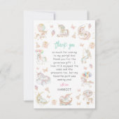 Magische Wasserfarbe vereint jedes Alter zum Gebur Dankeskarte (Vorderseite)