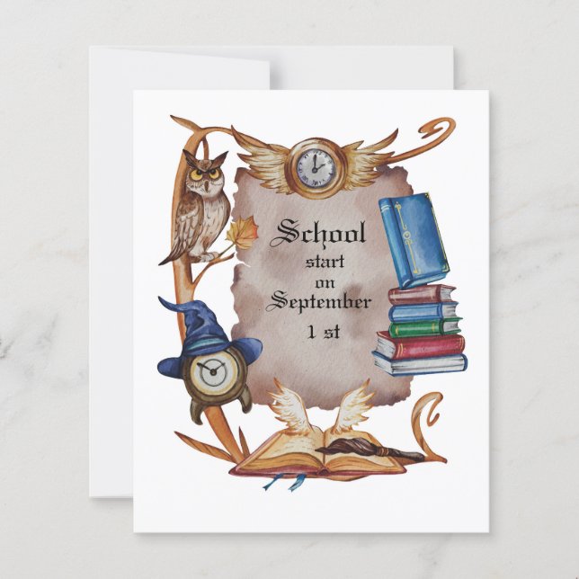 Magische Wasserfarbe Vintag (Vorderseite)