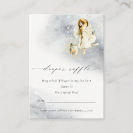 Magische Wasserfarbendusche Begleitkarte