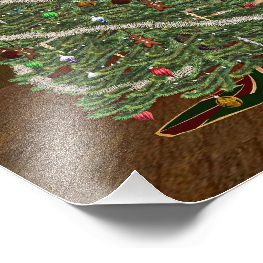 Magische Weihnachten Fotodruck (Ecke)