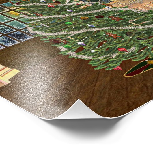 Magische Weihnachten Fotodruck (Ecke)