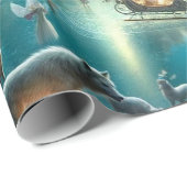 Magische Weihnachten Geschenkpapier (Rolleneckpunkt)