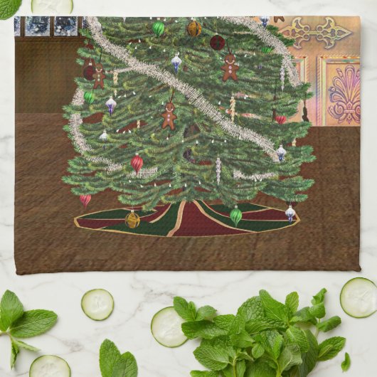 Magische Weihnachten Küchentuch (Gefaltet)