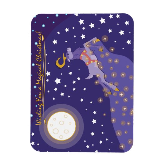 Magische Weihnachten Magnet (Vertikal)