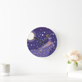 Magische Weihnachten Runde Wanduhr (Zuhause)