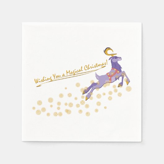 Magische Weihnachten Serviette (Vorderseite)