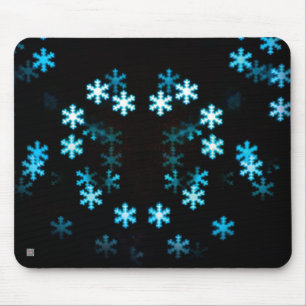 Magische Weihnachts-Schneeflocken Mousepad