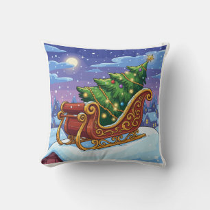 Magische Weihnachtsabend-Schlittenfahrt mit Festta Kissen