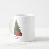 Magische Weihnachtsbaum-Tasse Kaffeetasse (Vorderseite Links)