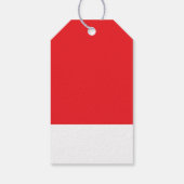 Magische Weihnachtsbaum-Weihnachtsgeschenk-Tags Geschenkanhänger (Rückseite)