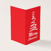 Magische Weihnachtsbaum, Weihnachtskarte für das F Visitenkarten (Vorderseite)