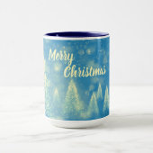Magische Weihnachtsbaumen Frohe Weihnachten Tasse (Zentrum)