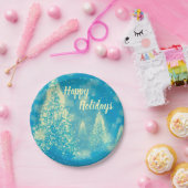 Magische Weihnachtsbaumen Pappteller (Party)