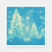 Magische Weihnachtsbaumen Serviette (Vorderseite)