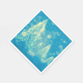 Magische Weihnachtsbaumen Serviette (Ecke)