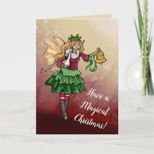 Magische Weihnachtsbrause Feiertagskarte