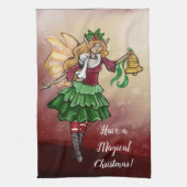 Magische Weihnachtsbrause Geschirrtuch (Vertikal)