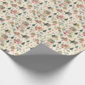 Magische Weihnachtsdörflichkeiten Geschenkpapier (Ecke)