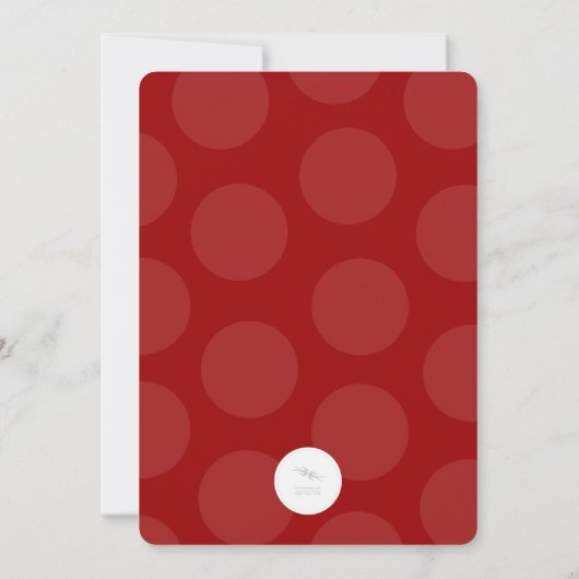 Magische Weihnachtself Rustikale Feier einladen Einladung (Rückseite)