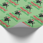Magische Weihnachtsfee Geschenkpapier (Ecke)