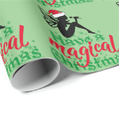 Magische Weihnachtsfee Geschenkpapier (Rolleneckpunkt)