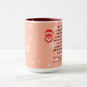 Magische Weihnachtsfeier | Elegant Holid Tasse (Zentrum)