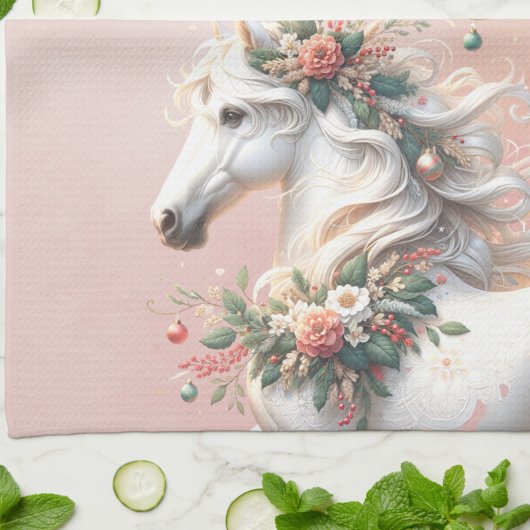 Magische Weihnachtsfeier Geschirrtuch