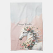 Magische Weihnachtsfeier Geschirrtuch (Vertikal)