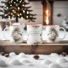 Magische Weihnachtsfeier Zweifarbige Tasse