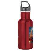 Magische Weihnachtsfeierablieferung Edelstahlflasche (Rückseite)