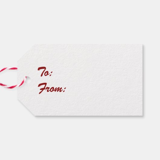 Magische Weihnachtsfeierablieferung Geschenkanhänger (Rückseite Horizontal)